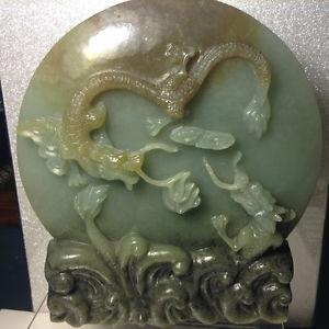 Chinese Antique Collectibles Jadeite Jade Carving Two