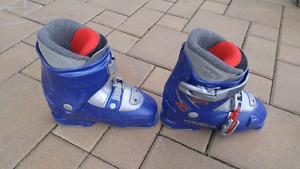 Dalbello cx equipe kids ski boots. Size 21 or  mm