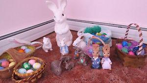 Easter Theme Ceramic Figures