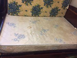 Free two double mattresses