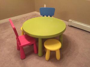 Kids Art Table