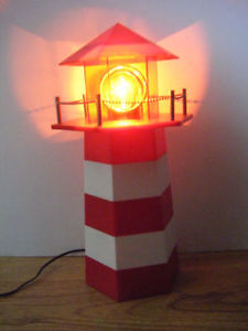 Lighthouse lamp for sale....