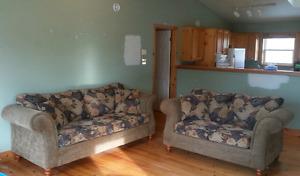 Matching sofa and loveseat in very good condition