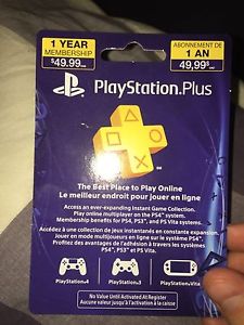 PlayStation Plus 1 YEAR MEMBERSHIP