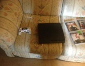 Ps3 for sale with games and contorller