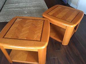 Solid wood Side Tables for $100