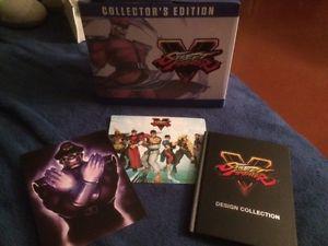 Some extras from the Street Fighter V Collector's Edition