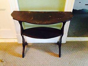 Unique Vintage Hand Crafted Hall Table