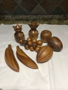 Vintage wooden fruit from the 60's