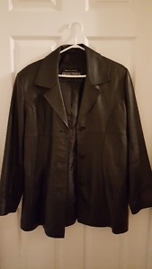 leather jacket from boutique leathers size 12 gently used.