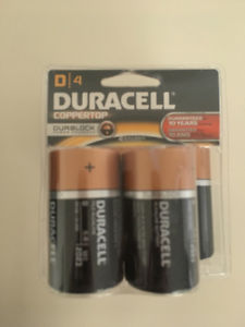 12 D Duracell Batteries