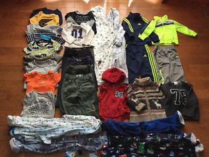 $40 for Baby Boy  month clothing lot (32 pcs)