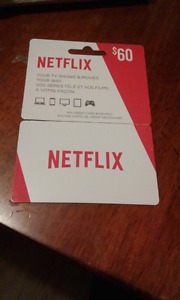 $60 Netflix card