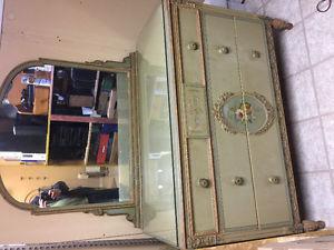 8 piece antique bedroom set made by (Sligh)