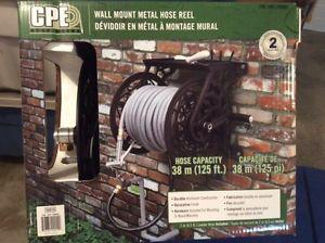 Aluminum hose reel - wall mount