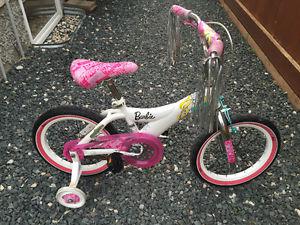 Barbie bike (16" wheels)