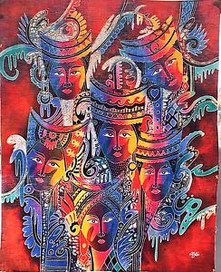 Batik Artwork from Indonesia (Not mounted)