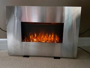 Bionaire LED Stainless Steel Fireplace