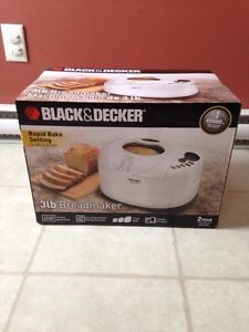 Black & decker 3 lb breadmaker