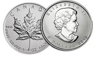 Canadian Silver Maple Coins