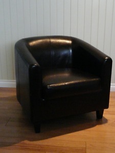 Dark Leather Chair