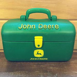 ERTL JOHN DEERE Toy TOOL BOX Green~Yellow Logo