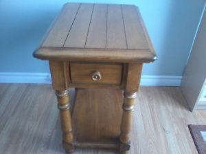 End table with drawer