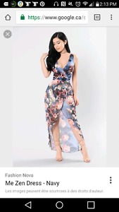 Fashionnova maxi floral dress