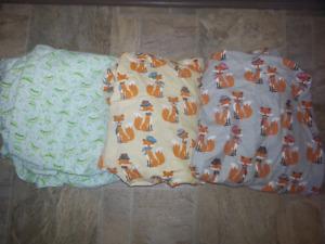 Fitted crib sheets