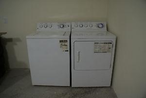 GE Profile Stainless Steel washer and dryer