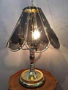 Gold 3 bulb touch lamp
