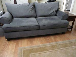 Gray Velour Couch