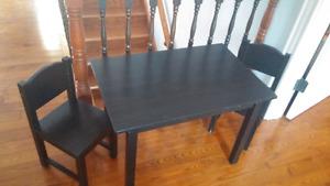 IKEA TABLE AND CHAIRS