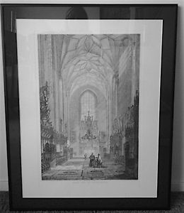 J C Schultz signed Etchings