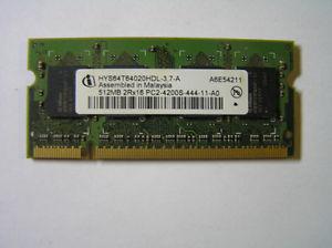 LAPTOP COMPUTER 512 MB DDR2 MEMORY (RAM)