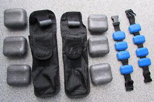 Lead weights with quick release pouches