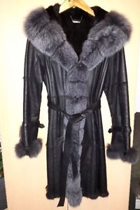Leather/fur coat