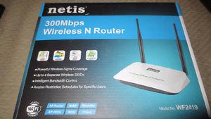New Netis WFMbps Wireless N Router w/ 2x 5dBi