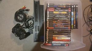 PS2 Original with 24 games