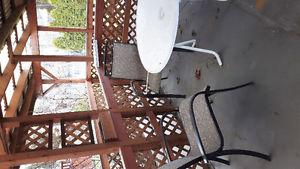 Patio table 2 chairs