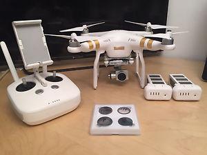 Phantom 3 Professional w/ extra battery, propellers and