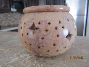 Pottery Votive Candle Holder