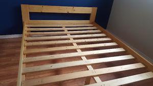 Queen Wood bed frame