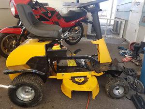 Recharge electric riding mower