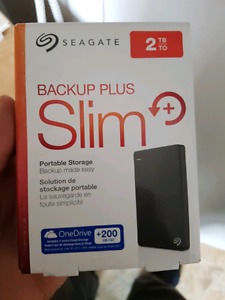 Seagate 2 TB external hardrive