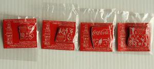  Sochi Olympic Games Coke Coca-Cola 4 Piece Pin Set