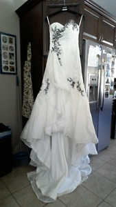 Sophie Tolli designer wedding dress