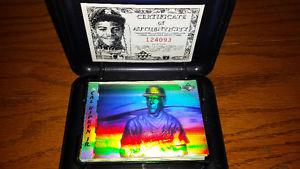 UPPER DECK hologram - baseball limited edition card set.
