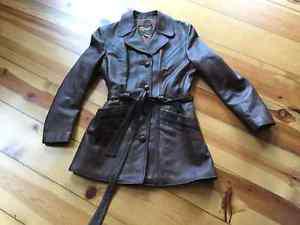 Vintage Leather Coat