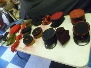 Vintage Military Hats Nothing over $